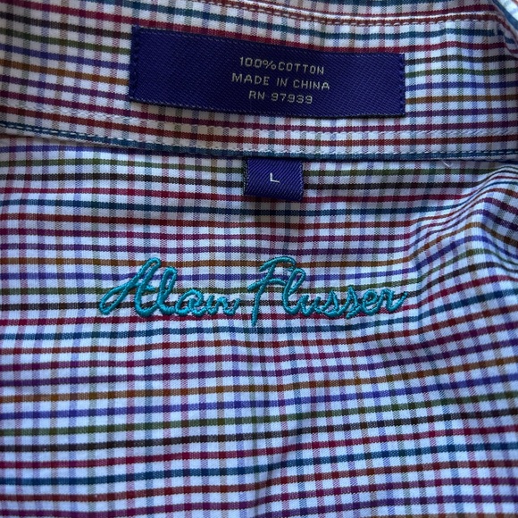 2 men’s Alan Flusser button long sleeve - Picture 4 of 7